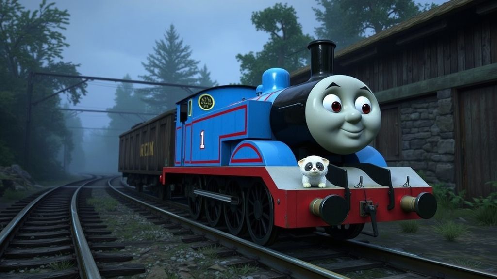 托马斯小火车vs生化危机蜘蛛？玩家发现抗恐惧神奇偏方