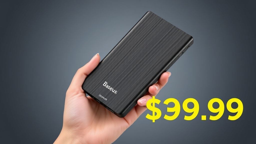 Baseus Blade 100W超薄移动电源史低价39.99美元