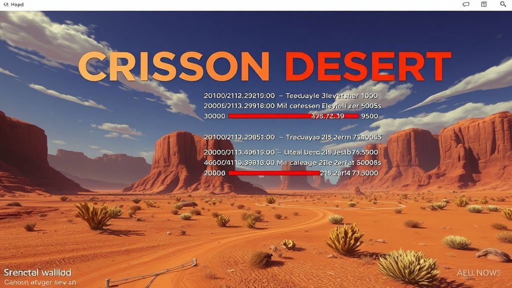 《赤色沙漠》预载时间全攻略：提前48小时解锁150GB巨作